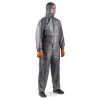 Комбинезон многоразовый Jeta Safety JPC 75г/м2 (100% п/э, 55г/м2),цвет серый р.XL