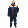 Костюм Балтигури/БАЛТИМОР ЗИМА П/К р.68-70/170-176 тёмно-синий с оранжевым