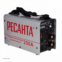 Инвертор Ресанта САИ250 (10-250А, 220В, U дуги-30В,макс.эл-д ф6мм, 4,9кг)