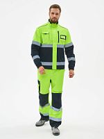 Костюм ProfLine Specialist-1 БРЮКИ р.60-62/170-176 желтый с черным