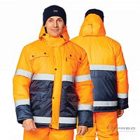 Костюм СПЕКТР-2 ЗИМА ПК р.56-58/182-188 оранжевый с синим тк.Оксфорд