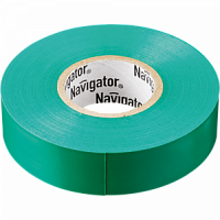 Лента эл/изоляц. ПВХ 15мм/20м зеленая Navigator