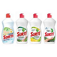 Средство моющее для посуды "Sorti" 450мл.(в ассортименте)
