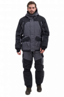 Костюм GORKA PRO -15 п/к р.52-54/182-188 тк. Таслан, серо-черный